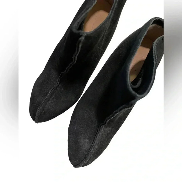 Acne Black Suede Ankle Boots Size  36/6 - Picture 4 of 11